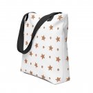 Star & Dot Print Tote Shopper Bag