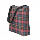 Plaid Checked Print Tote Bag