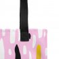 Brush Strokes Trendy Tote Bag Pink