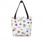 Memphis Pattern Aesthetic Tote Bag White