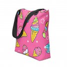 Ice Cream Aesthetic Tote Bag Pink