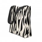 Abstract Wavy Shapes Tote Bag Canvas