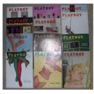 Playboy Magazines 1958 Complete Year