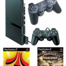 Slim Sony Playstation 2 "Value Bundle" - 86 Games, 2 Controller