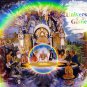psychedelic "Last Supper" spiritual allstars painting
