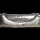 Fashion Style High Quality Easy Clean PU Leather Silver Gray Dog Sofa