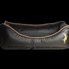 Fashion Style High Quality Easy Clean PU Leather Black Dog Sofa