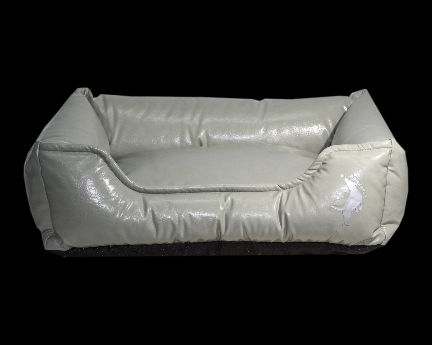 K57 oil leather high-end PU leather easy to clean light green dog sofa