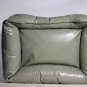 K57 oil leather high-end PU leather easy to clean light green dog sofa