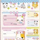 Q-Lia Animal Panda Clover Clinic Pharmacy and Hospital 6 Sticker Sheets Booklet