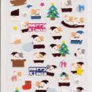 Japanese Kawaii San-X Shiny Hamsters Christmas Stickers
