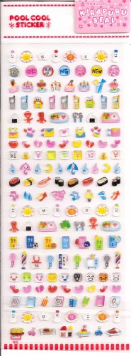 Pool Cool Sparkly Miscellaneous Items Schedule Sticker Sheet