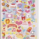 Kamio Happy Birthday Postcard Message Sticker Sheet