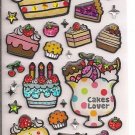 Mind Wave Cakes Lover Sparkly Sticker Sheet
