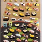 Crux Sushi Platter Puffy Sticker Sheet