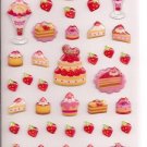 Mind Wave Strawberry Desserts Sticker Sheet