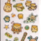 Ark Road Hamsters and Bunnies Travel Sparkly Sticker Sheet