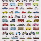 Mind Wave Vehicles Sparkly Sticker Sheet
