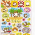 Media Factory Usaru Bunny in Monkey Costume Sticker Sheet