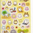 Media Factory Usaru Bunny in Monkey Costume with Friends Sticker Sheet