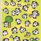 Japanese Panda Bear Wind-Up Toys Sticker Sheet