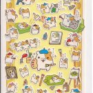 San-X Painting Artistic Hamsters Sticker Sheet