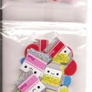 Q-Lia Smile Drawn Time Paint Tubes Long 5-Part Sticker Strip