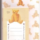 Japanese Teddy Bear is very Cute Letter Set