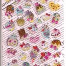 Crux Candy Glitter Seal Desserts Hard Epoxy Sticker Sheet