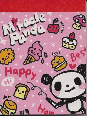 Q-Lia Miracle Panda Mini Memo Pad