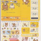 San-X Rilakkuma, Panda Happy, and Friends Jumbosealdass Sticker Booklet #3