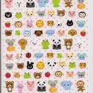 Q-Lia Petit Mark Mini Animal Heads Sticker Sheet