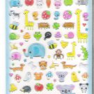 Q-Lia Kawaii Animals Hard Epoxy Sticker Sheet