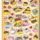Kamio Smiling Pudding Friends Puffy Sticker Sheet