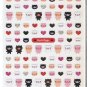 Mind Wave Puch Piggy Sparkly Sticker Sheet
