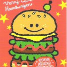 Kamio Very Cute Hamburger Mini Memo Pad