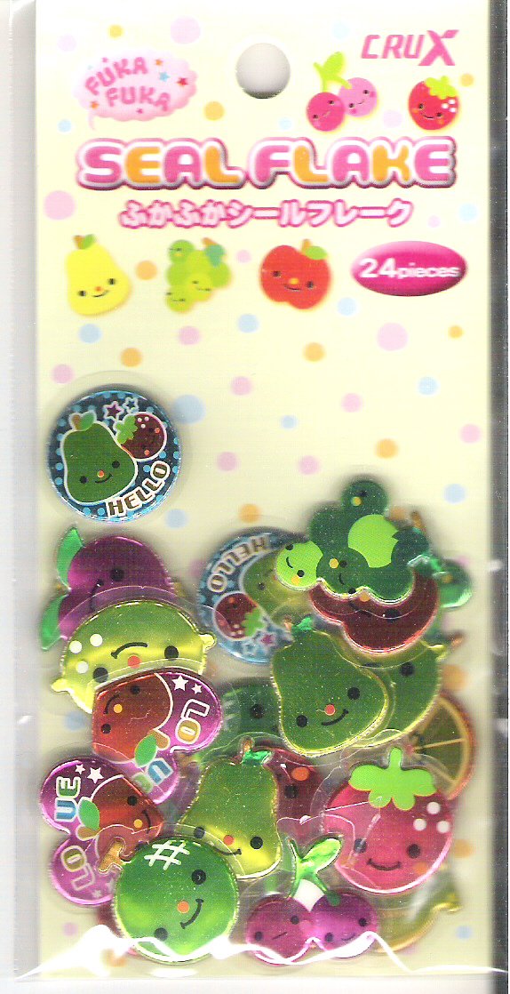 Kawaii Cute Puffy Stickers Sheet Crux *Melody Animals (05039