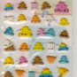Kamio Colorful Unko Puffy Sticker Sheet