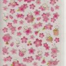 Kamio Bunnies and Sakura Blossoms Sticker Sheet