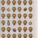 Preco Co. Cream Puff Letters and Friends Sticker Sheet