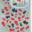 Mind Wave Black and Red Gloldfish Washi Sticker Sheet