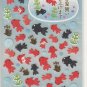 Mind Wave Black and Red Gloldfish Washi Sticker Sheet
