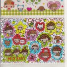 Kamio Mix and Clover Baby 3-Section Sticker Sheet