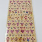 Q-Lia Kawaii Dog and Bear Forest Friends Sparkly Sticker Sheet