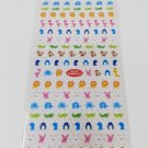 Mind Wave Mini Penguins, Crocodiles, Flamingos Sparkly Sticker Sheet