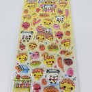 Kamio Takoyaki Stand Festival Glitter Puffy Sticker Sheet