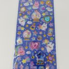 Q-Lia Twinkle Soiree Bunny Globes Glittery Hard Epoxy with Rhinestones Sticker Sheet