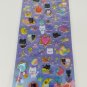 Q-Lia Hopping Candy Space Cats Glittery Hard Epoxy with Rhinestones Sticker Sheet