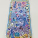 Q-Lia Frozen Snow Princess Fantasy Glittery Hard Epoxy with Rhinestones Sticker Sheet
