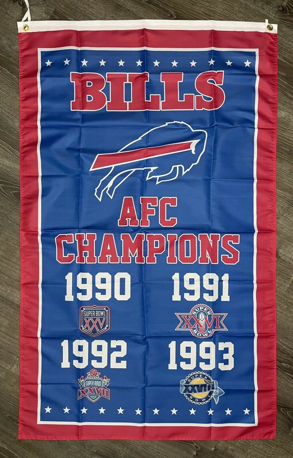 Buffalo Bills AFC Champions Flag Football Memorable 90x150cm 3x5ft Best  Banner